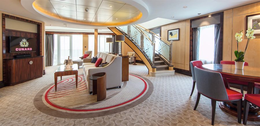 Suite on a transatlantic liner