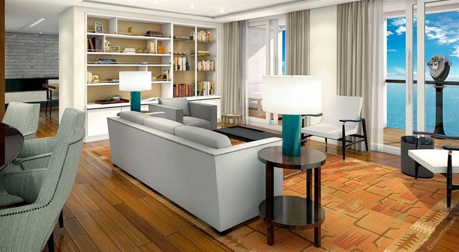 Ship suite living room
